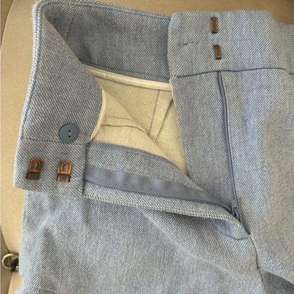 💠Zara High Waist Blue Ruffle Mini Shorts 💠 - Picture 5 of 6